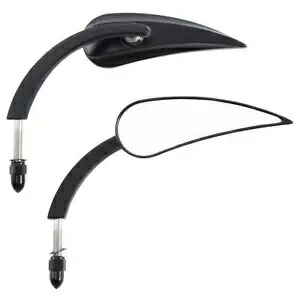 ユニバーサル 8 ミリメートルバックミラーハーレーツーリングスポーツスターソフテイルストリートボブ用 Universal 8mm Rear View Mirrors For Harley Touring Sportster Softail Street Bob 【並行輸入品】
