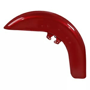 塗装済みフロントフェンダー ハーレー CVO ストリート エレクトラグライド 2014 以降に適合 ウィキッドレッド Painted Front Fender Fit For Harley CVO Street Electra Glide 2014-Up Wicked Red 【並行輸入品】