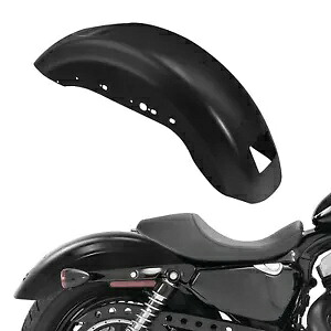 リアフェンダー ハーレー スポーツスター XL883 XL1200 カスタム 2007-2009 2008 ブラックに適合 Rear Fender Fit For Harley Sportster XL883 XL1200 Custom 2007-2009 2008 Black 【並行輸入品】