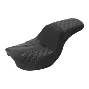 ブラック運転席助手席ハーレーダイナストリートボブファットボブ 2006-2017 米国に適合 Black Driver Passenger Seat Fit For Harley Dyna Street Bob Fat Bob 2006-2017 US 【並行輸入品】