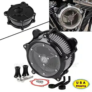 RSD クリアエアクリーナーインテークフィルターハーレーダイナロードキンググライドスリム FLS に適合 RSD Clear Air Cleaner Intake Filter Fit For Harley Dyna Road King Glide Slim FLS 【並行輸入品】