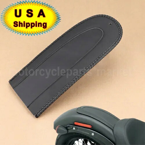 ブラック リアフェンダー ビブ ソロシート ハーレー ソフテイル ストリート ファット ボブ FXFB FXLR 107用 Black Rear Fender Bib Solo Seat for Harley Softail Street Fat Bob FXFB FXLR 107 【並行輸入品】