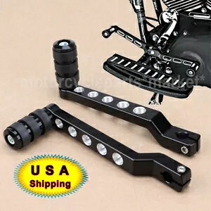 ヒールトゥシフトレバー シフターペグ付き ハーレーロードキング ストリートグライド ソフテイル用 Heel Toe Shift Lever w/ Shifter Pegs For Harley Road King Street Glide Softail 【並行輸入品】
