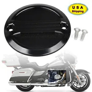 ブラックエアフロー点火システムカバーハーレーロードキンググライドソフテイルFXST XL用 Black Air Flow Ignition System Cover For Harley Road King Glide Softail FXST XL 【並行輸入品】