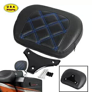 リアシーシーバーバックレストパッド ブラケット付き ハーレーロードキング ストリートグライド FLHTCU用 Rear Sissy Bar Backrest Pad w/Bracket For Harley Road King Street Glide FLHTCU 【並行輸入品】