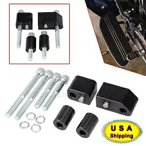 1-1/4 インチドライバーフロアボードスペーサーエクステンションハーレーロードストリートグライド FLHTK US 1-1/4'' Driver Floorboard Spacer Extension For Harley Road Street Glide FLHTK US 【並行輸入品】
