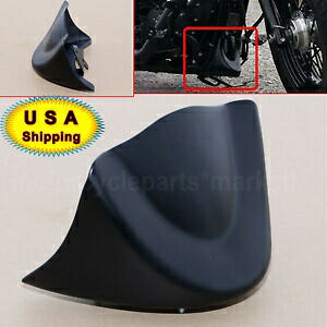 マットブラックフロントチンスポイラーエアダムフェアリングカバーハーレーダイナ 1999-2005 Matte Black Front Chin Spoiler Air Dam Fairing Cover For Harley Dyna 1999-2005 【並行輸入品】
