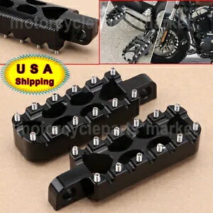 ハーレーツーリングダイナエレクトラグライド用左右CNC MXスタイルペアフットペグ Left & Right CNC MX Style Pair Foot Pegs For Harley Touring Dyna Electra Glide 【並行輸入品】
