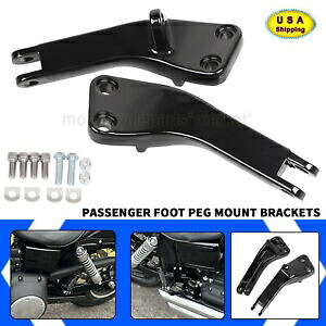 リアフットペグマウントブラケット ハーレーダイナワイドグライドFXDWGストリートボブFXDB用 Rear Foot Peg Mount Brackets For Harley Dyna Wide Glide FXDWG Street Bob FXDB 【並行輸入品】