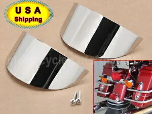 ハーレーエレクトラグライドロードキングヘリテージFLST用クロームターンシグナルライトバイザー Chrome Turn Signal Light Visors For Harley Electra Glide Road King Heritage FLST 【並行輸入品】 32,890円