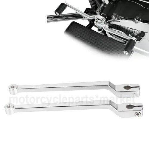 クローム 9.84 インチ 拡張ヒールトゥシフトレバー ハーレーツアーグライド ソフテイル FLHX/T 用 Chrome 9.84” Extended Heel Toe Shift Lever for Harley Tour Glide Softail FLHX/T 【並行輸入品】