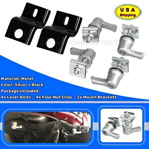 ハーレーロードキングエレクトラグライドFLHTC FLHR/T用サドルバッグワンタッチアップグレードキット Saddlebag One Touch Upgrade Kit For Harley Road King Electra Glide FLHTC FLHR/T 【並行輸入品】
