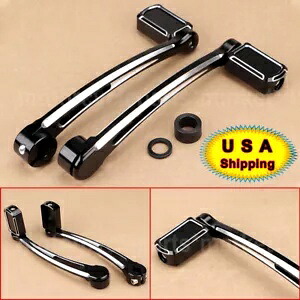 ヒールトゥシフトレバーシフターペグハーレーソフテイルロードキンググライド FLHX FLHT/R Heel Toe Shift Lever Shifter Pegs For Harley Softail Road King Glide FLHX FLHT/R 【並行輸入品】
