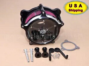 クラリティ RSD エアクリーナー レッドフィルター ハーレー ツーリング エレクトラ ストリート ロード グライド用 Clarity RSD Air Cleaner Red Filter For Harley Touring Electra Street Road Glide 【並行輸入品】