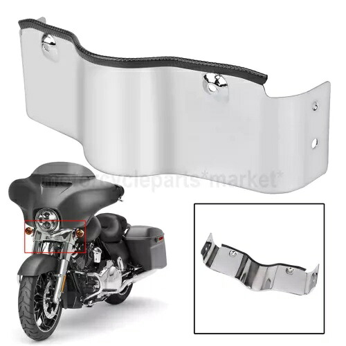 ハーレーエレクトラグライドクラシックFLHTC 96-13 USA用クロームアウターフェアリングトリムスカート Chrome Outer Fairing Trim Skirt for Harley Electra Glide Classic FLHTC 96-13 USA 【並行輸入品】 37,180円