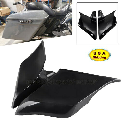ハーレー 4.5 インチ サドルバッグ エレクトラ ストリート グライド 14+ 用ストレッチサイドカバーパネル Stretched Side Covers Panel For Harley 4.5'' Saddlebag Electra Street Glide 14+ 【並行輸入品】