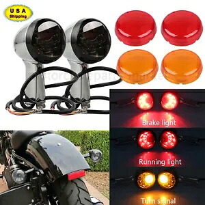 LED リアターンシグナルインジケーターライトハーレースポーツスター 1200 883 XL1200X に適合 LED Rear Turn Signal Indicator Lights Fit For Harley Sportster 1200 883 XL1200X 【並行輸入品】 36,465円