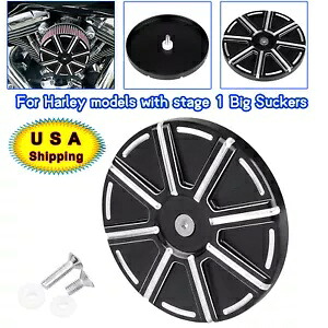 ステージ 1 ビッグ吸盤エアクリーナーカバーハーレーロードキンググライドソフテイル FLHR/X/T Stage 1 Big Sucker Air Cleaner Cover For Harley Road King Glide Softail FLHR/X/T 【並行輸入品】