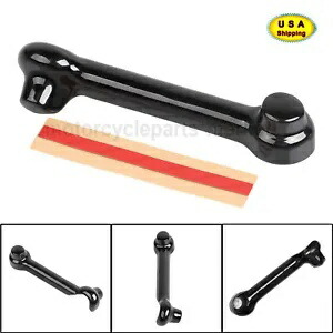 ハーレーロードキングストリートグライドウルトラFLTRU用ブラックエンジンスタビライザーリンクカバー Black Engine Stabilizer Link Cover For Harley Road King Street Glide Ultra FLTRU 【並行輸入品】
