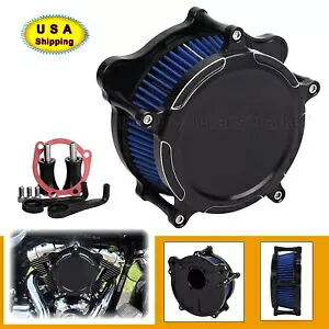 エアクリーナーインテークフィルターシステムキットハーレーダイナファットボーイソフテイルロードキング用 Air Cleaner Intake Filter System Kit For Harley Dyna Fat Boy Softail Road King 【並行輸入品】