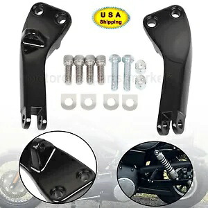 後部助手席フットペグマウントブラケット Harley Dyna Street Fat Bob Low Rider用 Rear Passenger Foot Peg Mount Brackets For Harley Dyna Street Fat Bob Low Rider 【並行輸入品】