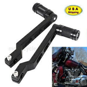 ヒールつま先シフトレバーシフターペグハーレーファットボーイソフテイルロードキンググライドに適合 Heel Toe Shift Lever Shifter Pegs Fit For Harley Fat Boy Softail Road King Glide 【並行輸入品】