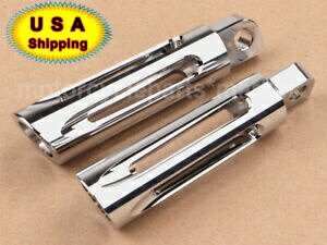 クローム CNC フットペグ フットレスト ハーレー ロードキング ソフテイル スポーツスター ストリート グライド用 Chrome CNC Footpegs Footrest For Harley Road King Softail Sportster Street Glide 【並行輸入品】