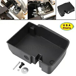 ハーレーストリートグライドロードキングFLHR FLHX用ブラックリアサドルバッグオーガナイザートレイ Black Rear Saddlebag Organizer Tray For Harley Street Glide Road King FLHR FLHX 【並行輸入品】