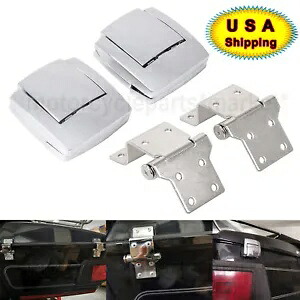 ツアーパック パック ラッチ & ヒンジ ハードウェア キット ハーレー ツーリング エレクトラグライド US用 Tour-Pak Pack Latches & Hinge Hardware Kit For Harley Touring Electra Glide US 【並行輸入品】