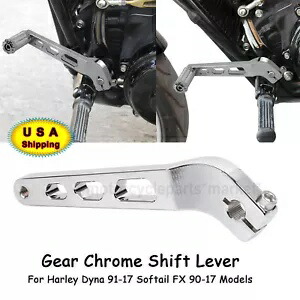 クローム ギア シフト レバー ハーレー ダイナ ワイド グライド FXDWG ソフテイル デラックス FLSTN US 用 Chrome Gear Shift Lever For Harley Dyna Wide Glide FXDWG Softail Deluxe FLSTN US 【並行輸入品】