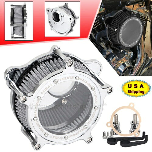 エアクリーナー グレー インテークフィルター ハーレー CVO ロード ストリート グライド ソフテイル FLHTK用 Air Cleaner Grey Intake Filter For Harley CVO Road Street Glide Softail FLHTK 【並行輸入品】