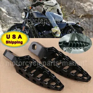 アルミフットペグフットレストハーレースポーツスターソフテイルダイナロードキングUSに適合 Aluminum Foot Pegs Footrests Fit for Harley Sportster Softail Dyna Road King US 【並行輸入品】