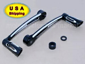 オートバイヒールトウシフトレバー シフターペグ付き ハーレーエレクトラ ロードグライド 米国用 Motorcycle Heel Toe Shift Lever W/ Shifter Pegs For Harley Electra Road Glide US 【並行輸入品】