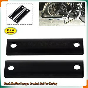 ハーレー エレクトラ ロード グライド ウルトラ リミテッド FLHX/R/T 用 マフラー ハンガー ブラケット セット Muffler Hanger Bracket Set For Harley Electra Road Glide Ultra Limited FLHX/R/T 【並行輸入品】
