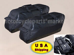 ブラックサドルバッグライナーオーガナイザーツアーバッグハーレーストリートグライド06-19 FLHXSE3用 Black Saddlebag Liners Organizer Tour Bag For Harley Street Glide 06-19 FLHXSE3 【並行輸入品】