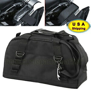ハーレーツーリングロードキンググライドヤマハインディアンFLHT用ブラックサドルバッグクーラーバッグ Black Saddlebag Cooler Bag For Harley Touring Road King Glide Yamaha Indian FLHT 【並行輸入品】