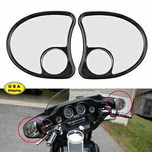 ハーレーストリートエレクトラグライドウルトラリミテッドFLHTK用フェアリングマウントサイドミラー Fairing Mount Side Mirrors For Harley Street Electra Glide Ultra Limited FLHTK 【並行輸入品】