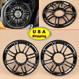 リアスピーカートリムグリルフェアリングカバーハーレーエレクトラグライドウルトラクラシックに適合 Rear Speaker Trim Grill Fairing Cover Fit For Harley Electra Glide Ultra Classic 【並行輸入品】