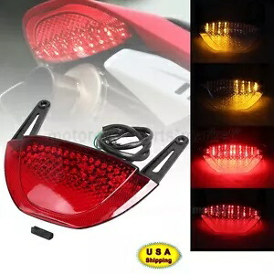 統合 LED ブレーキターンシグナルテールライトホンダ CBR600RR 2007-2012 に適合 Integrated LED Brake Turn Signals Taillight Fit For Honda CBR600RR 2007-2012 【並行輸入品】