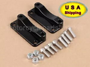 ハーレーエレクトラグライドロードキングEFI FLHRI用ペアフロントフェンダーリロケーターキット Pair Front Fender Relocator Kit For Harley Electra Glide Road King EFI FLHRI 【並行輸入品】