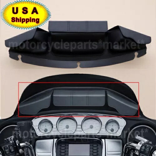 US 3 ポケット フェアリング ポーチ フロントガラス バッグ ハーレー エレクトラ ストリート トライ グライド用 US Three-Pocket Fairing Pouch Windshield Bag For Harley Electra Street Tri Glide 【並行輸入品】
