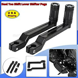 ヒールトゥシフトレバーシフターペグハーレーロードキンググライド FLHT ウルトラクラシック用 Heel Toe Shift Lever Shifter Pegs For Harley Road King Glide FLHT Ultra Classic 【並行輸入品】
