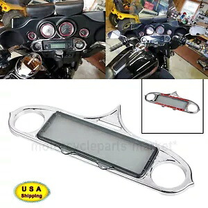 クローム ステレオ ダッシュ アクセント カバー ハーレー エレクトラグライド ウルトラ クラシック FLHTCU US用 Chrome Stereo Dash Accent Cover For Harley Electra Glide Ultra Classic FLHTCU US 【並行輸入品】