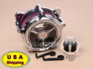 クローム RSD クラリティ エアクリーナー インテーク ハーレー ソフテイル スプリンガー ロードキング 米国用 Chrome RSD Clarity Air Cleaner Intake For Harley Softail Springer Road King USA 【並行輸入品】 44,330円