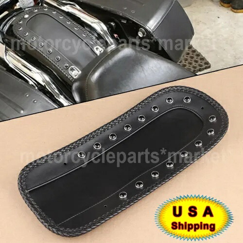 米国ブラックスタッドリアフェンダーよだれかけソロシートハーレーロードキング FLHR 1994-2019 USA Black Studs Rear Fender Bib Solo Seat For Harley Road King FLHR 1994-2019 【並行輸入品】