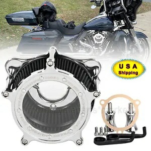 エアクリーナーインテークフィルタークリアハーレーロードキンググライドクラシック FLHTC FLTRX Air Cleaner Intake Filter Clear For Harley Road King Glide Classic FLHTC FLTRX 【並行輸入品】