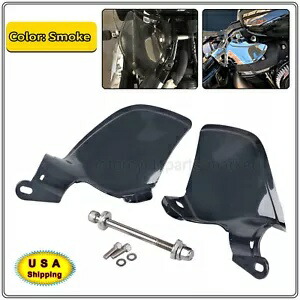 スモークサドルヒートシールドエアディフレクターハーレーソフテイルファットボーイFLSB FXBB 107用 Smoke Saddle Heat Shield Air Deflectors For Harley Softail Fat Boy FLSB FXBB 107 【並行輸入品】