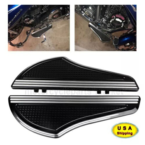 ディファイアンス ドライバー ライダー フットボード フロアボード ハーレー エレクトラ ロード グライド FLHX 用 Defiance Driver Rider Footboard Floorboards For Harley Electra Road Glide FLHX 【並行輸入品】