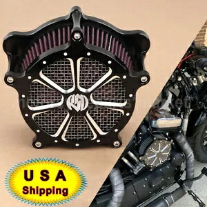 RSD エアクリーナー インテークフィルター ハーレー M8 ソフテイル ロードキング グライド FLHX FLHR 米国用 RSD Air Cleaner Intake Filter For Harley M8 Softail Road King Glide FLHX FLHR US 【並行輸入品】