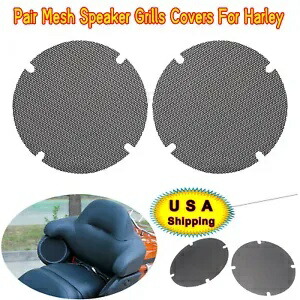 リアメッシュスピーカーグリルカバー ハーレーエレクトラグライドウルトラリミテッド FLHTK に適合 Rear Mesh Speaker Grills Covers Fit For Harley Electra Glide Ultra Limited FLHTK 【並行輸入品】
